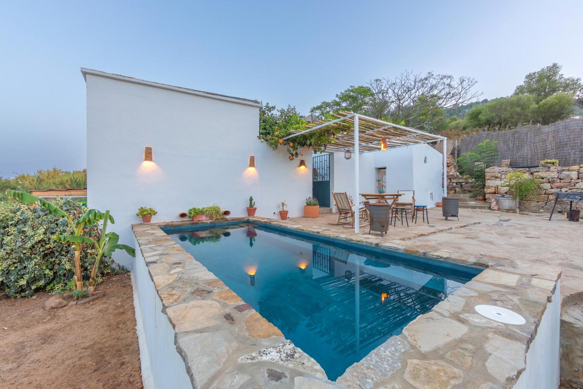 Casa Cortijo Piscina Privada Y Sauna Tarifa Exterior photo